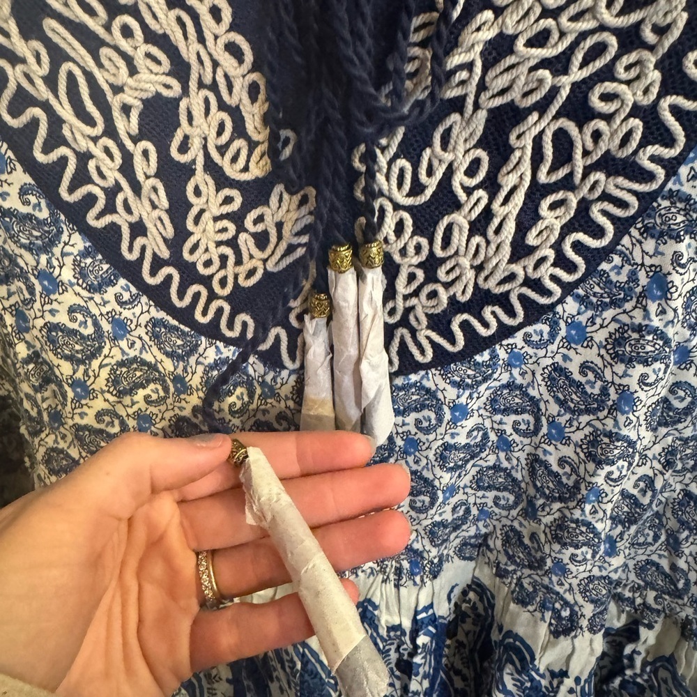California Moonrise • NWT $72 USD Boho Rayon Dress - Picture 5 of 9